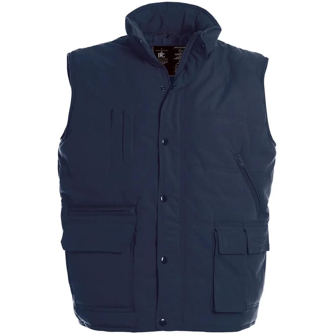 Bodywarmer 'Outdoor Explorer+' merk B&C maat 3XL Navy Blauw