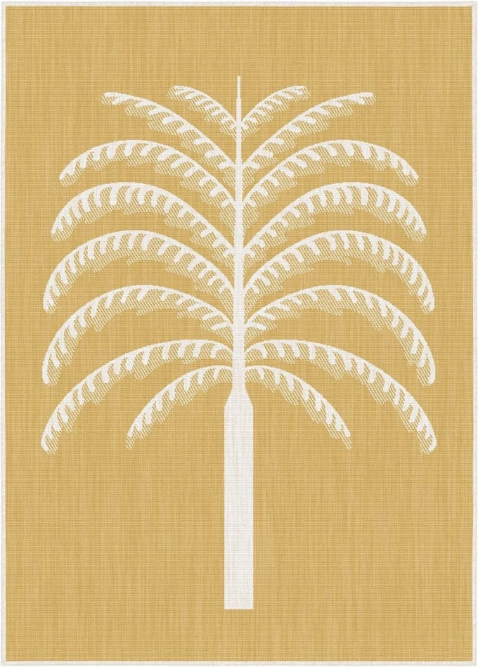 Buitenkleed Breeze geel/okergeel - Interieur05 - 160 x 230 cm - (M)