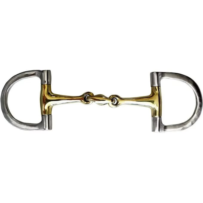 Mors 2 ringen voor paard met D mondstuk Zaldi BBI-5114
