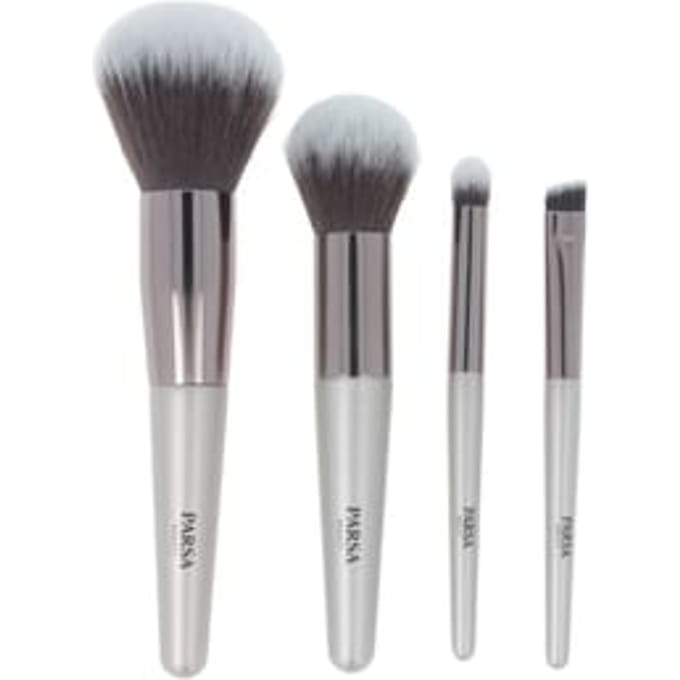 PARSA Beauty - Mini Brush Set with Storage Bag Beige