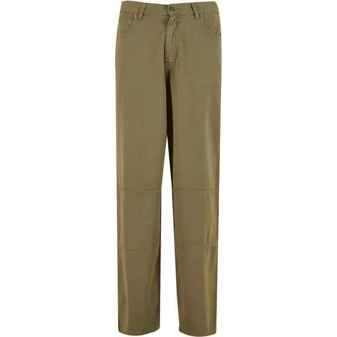 Urban Classics - 90es With Dividing Seams Broek - Taille, 30 inch - Olijfgroen