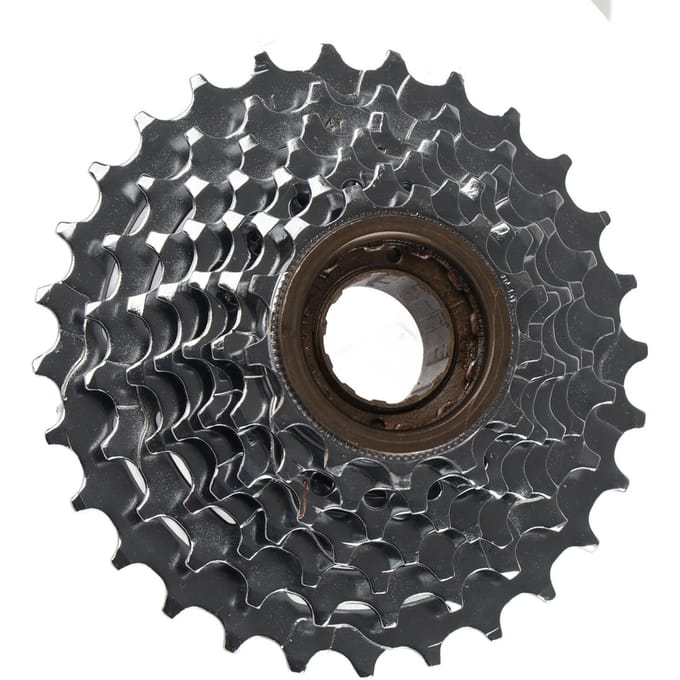 Roue libre 7 vitesses 13‑28T Vélo Filetée Roue libre Acier Argent Vélo Roue libre Rotative pour Vélos de Montagne gray