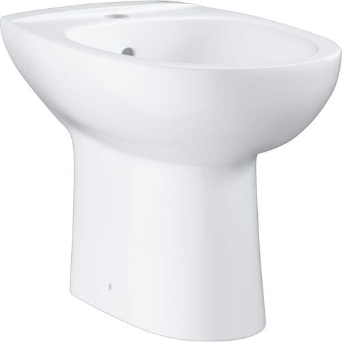 Grohe Bau Ceramic - Staand bidet met overloop, alpine wit 39432000