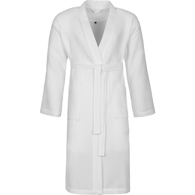 Vossen Wellington badjas voor volwassenen (Wit)