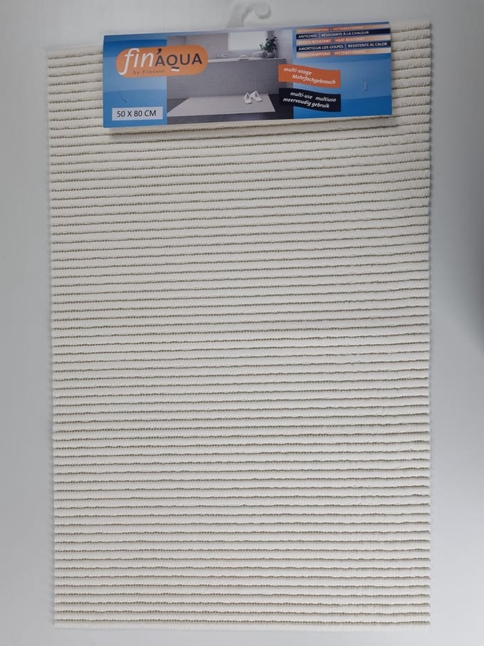 1x Universele Mat Wit | 80x50cm | Badmat Badkamermat Douchemat