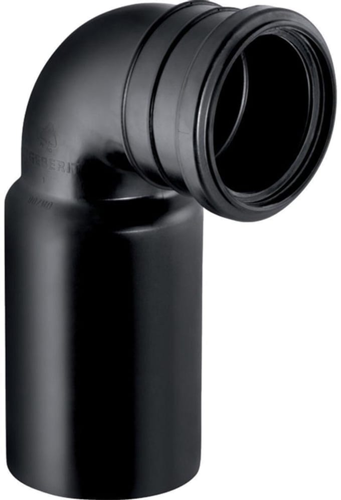 Geberit Duofix wandclosetbocht - 90mm - zwart