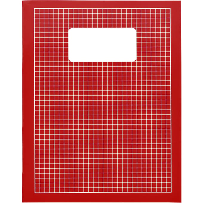 Schrift Qbasic 210x165mm ruit 5mm 80blz assorti