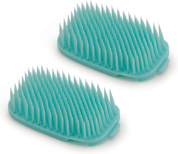 Joseph Joseph Duo Afwasborstel - Reserve Borstelkop - Set van 2 Stuks - Licht Blauw