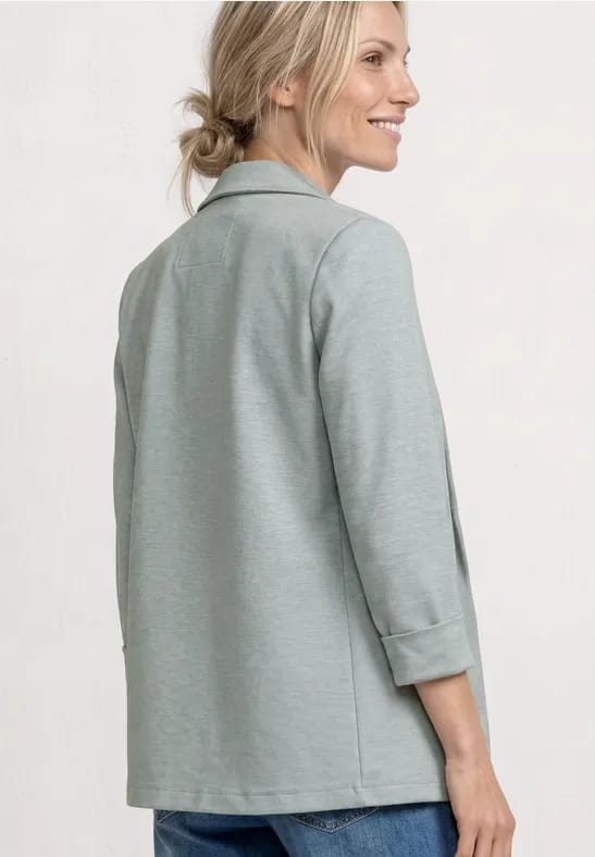 Blazer in een lang en open model