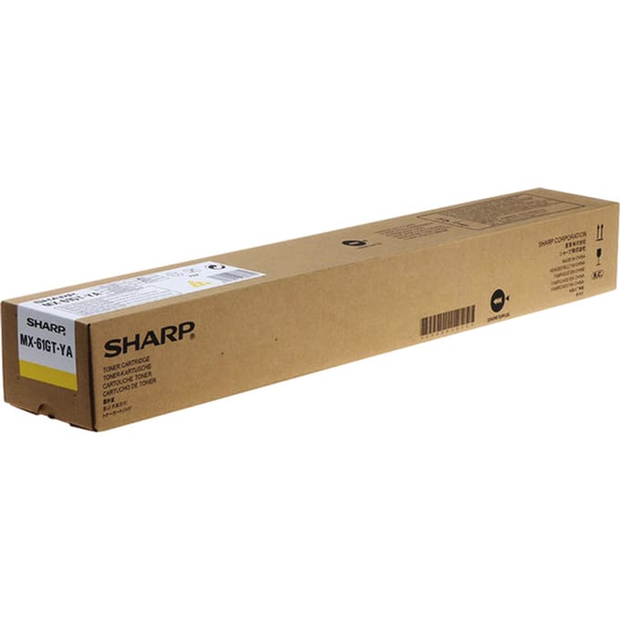 Sharp MX-61GTYA toner cartridge geel (origineel)
