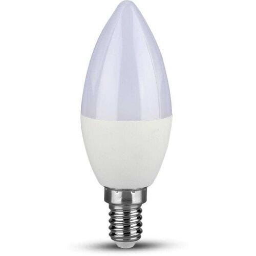 V-TAC E14 LED Lamp - 3,7 Watt 320 Lumen - 3000K Warm wit - Vervangt 25 Watt - E14 fitting - Kaarslamp - Kleine fitting