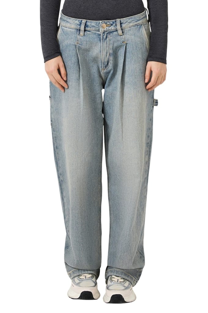 s.Oliver -qs Jeans Blue Denim Maat: W42L32 | Wijde Broeken Outlet | Dames | Blauw