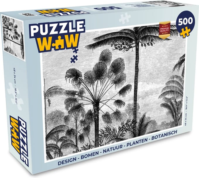 Puzzel Design - Bomen - Natuur - Planten - Botanisch - Legpuzzel - Puzzel 500 stukjes