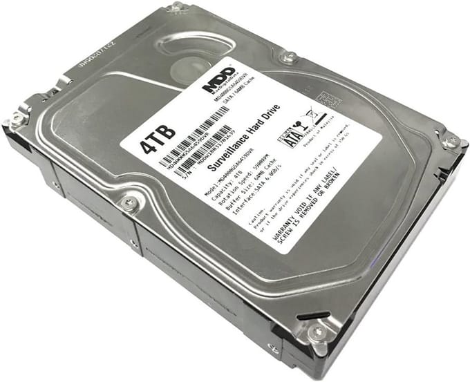 4TB Interne Harde Schijf voor CCTV en DVR Systemen - 3.5 inch SATA