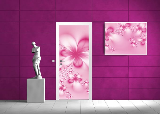 Flowers Abstract Nature Photo Wallcovering