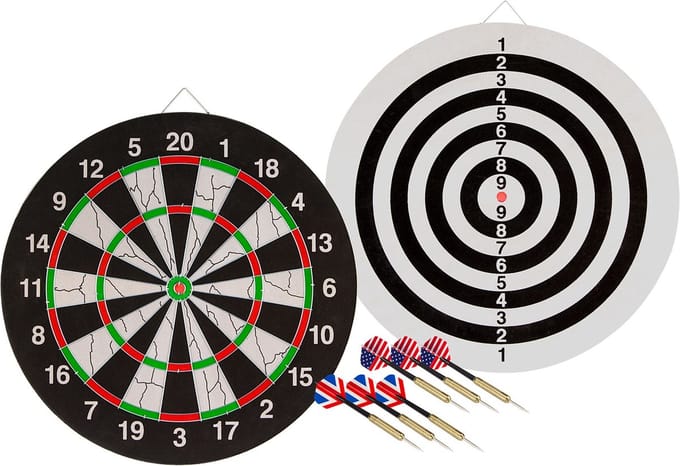 Abbey Darts Dartbord set - Flock II