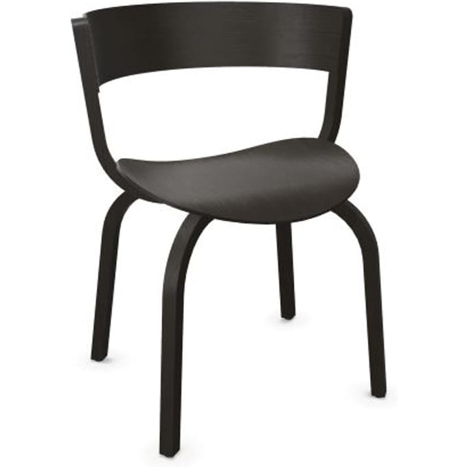 Thonet - 404 F stoel - zwart gebeitst