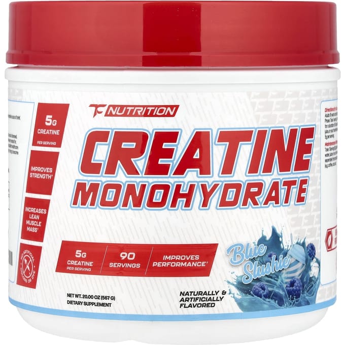 TC Nutrition, Creatine Monohydraat, Blue Slush, 20 oz (567 gram)