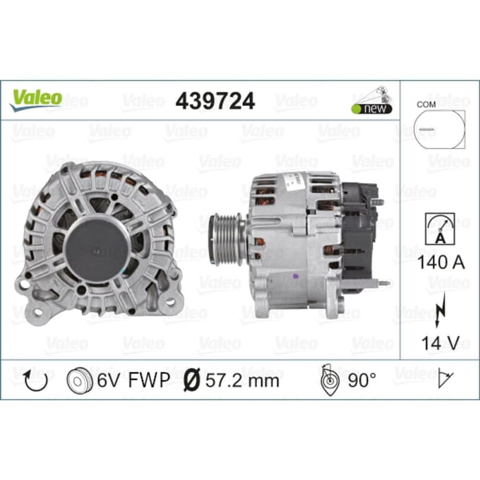 Dynamo / Alternator VALEO ORIGINS NEW VALEO 439724