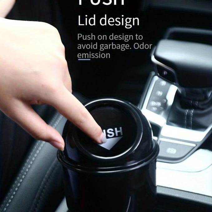 Auto beker type vuilnisbak, multifunctioneel waterdicht met bovenklep bekerhouder opbergbak, auto plastic armsteun box opbergbak