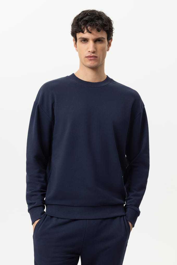 Sweatshirt Serie Terry Essentials Yacht Blue