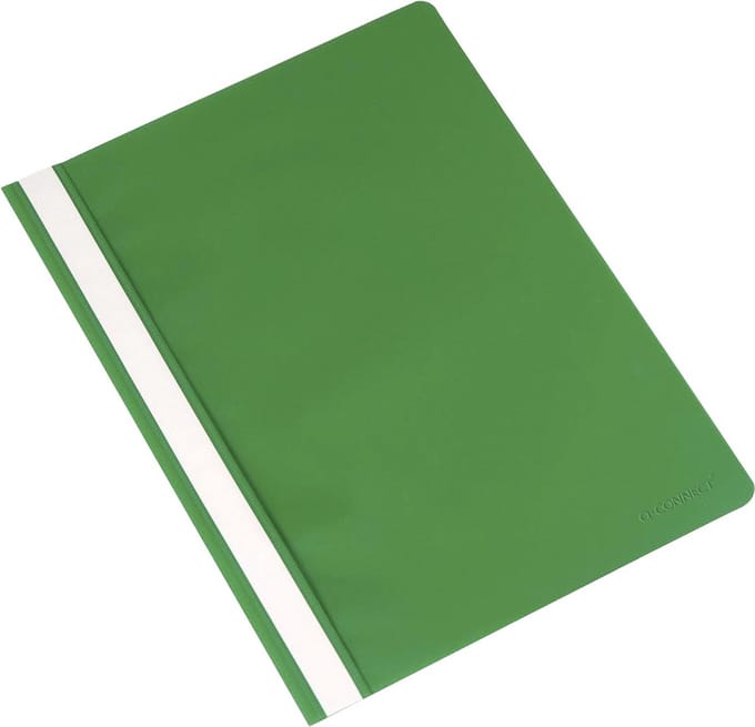 Q-CONNECT snelhechtmap, A4, groen 25 stuks