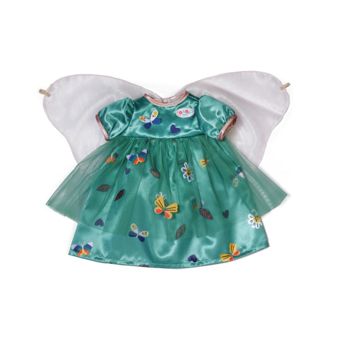 Baby born fairy dress with wings 43 cm