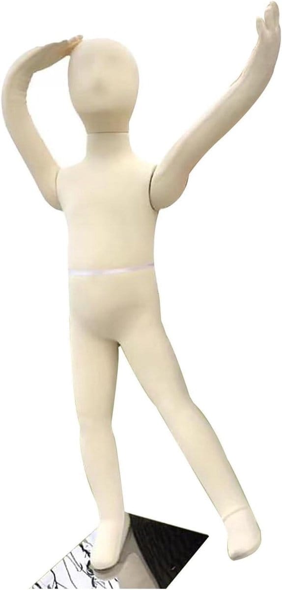 Kind Paspop - Naaipop Kinderen - Kleding Ontwerpen - Verstelbare Armen - 7 Jaar - Niet gespecificeerd