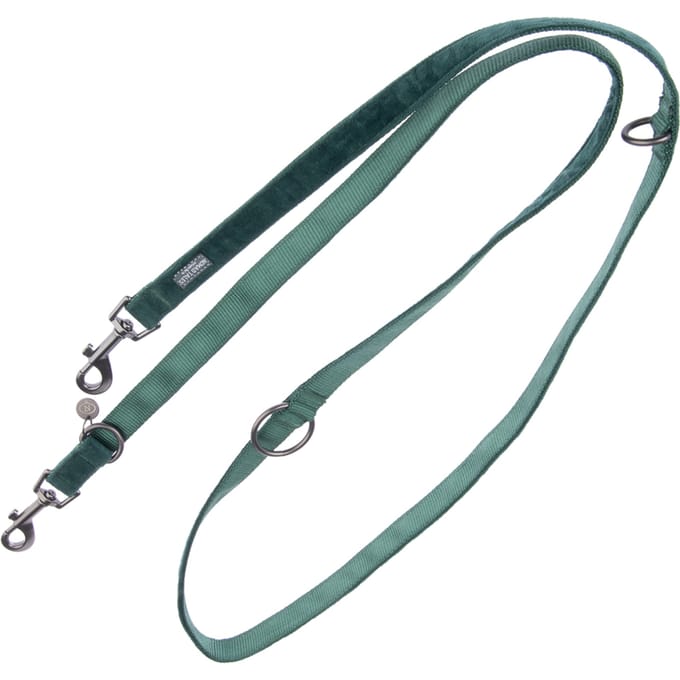 Hondentuig Nomad Tales Blush, emerald - Bijpassende riem: 200 cm lang, 20 mm breed