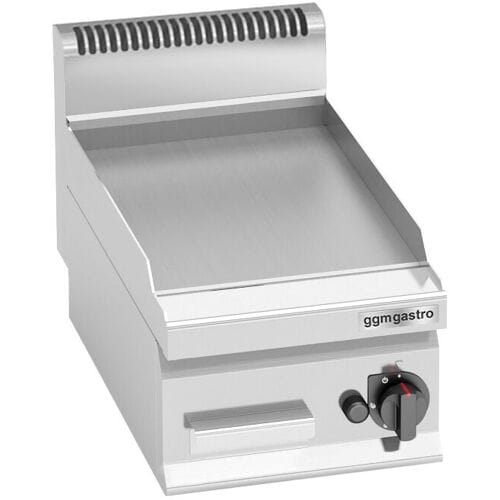 GGM Gastro Gas Bratplatte - 4 kW - Glatt Zilver