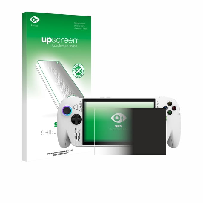 upscreen - privacy screenprotector voor ASUS ROG Xbox Ally - Folie Beschermfolie Blauwlichtfilter