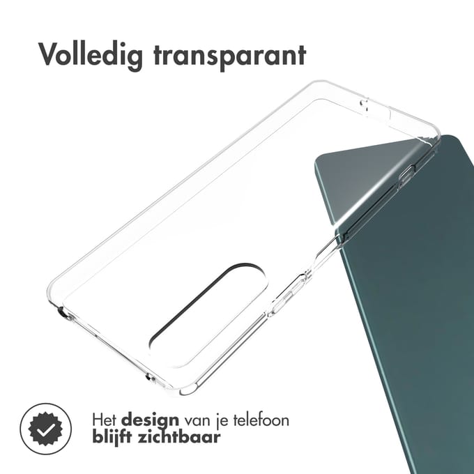 Accezz Hoesje - Geschikt voor Sony Xperia 5 IV - Clear Backcover - Transparant