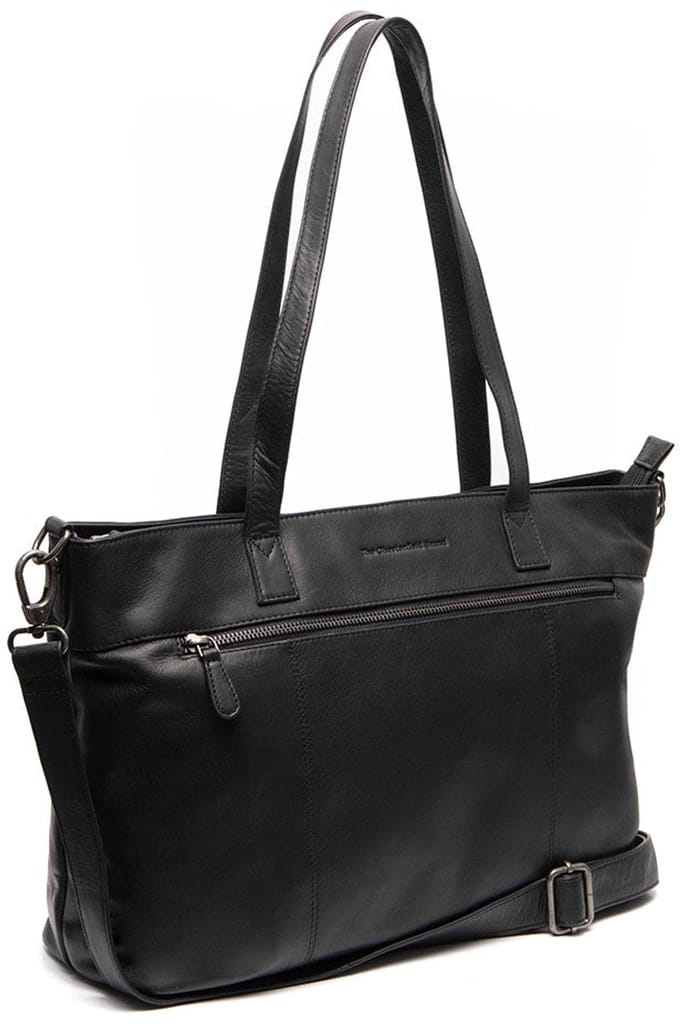 The Chesterfield Brand Osira Waxed Pull Up Shopper - Zwart