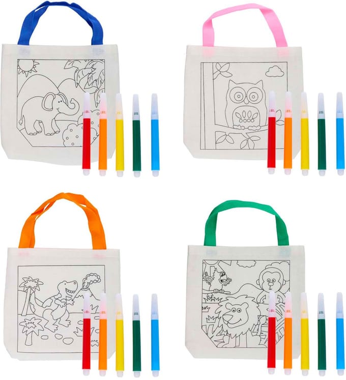 Katoenen Tas met 5 Stiften
