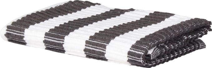 Linolux Vaatdoek Gestreept - Wit Grijs - 100% katoen - 12 stuks