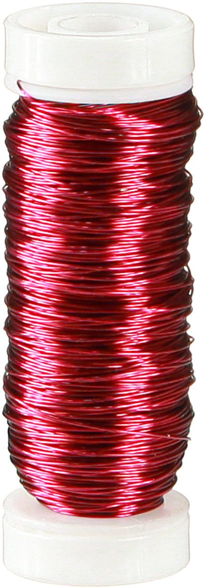 Decoratief geëmailleerd draad Ø0,30mm 30g/50m roze