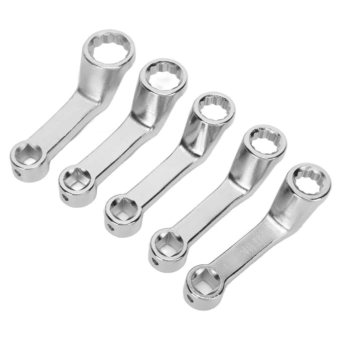 5 stuks Motorsteun Dopsleutel Offset Achteras Camber Afstel Sleutel Vervanging voor Benz white
