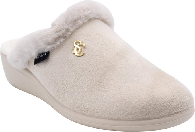 Scapa - Pantoffels - Crème - Vrouwen - Maat 41 -