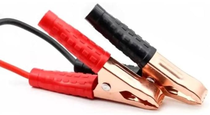 Jumper-kabel 500 A, 100% koper, 2,5 m voor betrouwbaar opstarten
