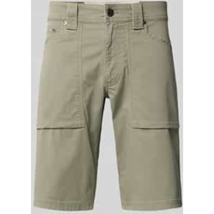 regular fit cargoshorts van katoenmix