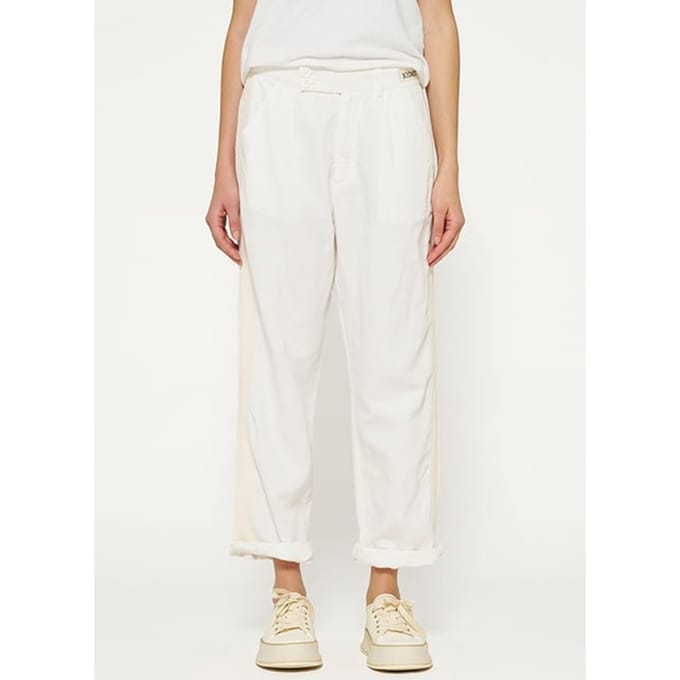 10DAYS Pants Twill Ecru Größe: S | Straight Jeans Outlet | Damen | Braun