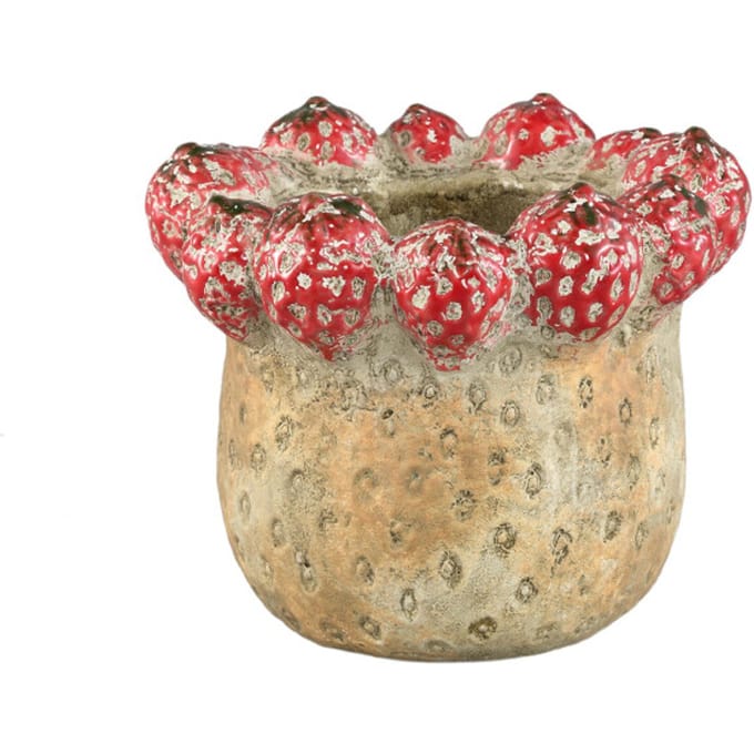 PTMD - Pot Fruitsy - Rood - 21x21x18cm