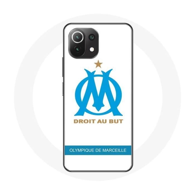 Coque - Olympique de Marseille - Mi 11 Lite - Souple - Logo - Blanc blanc
