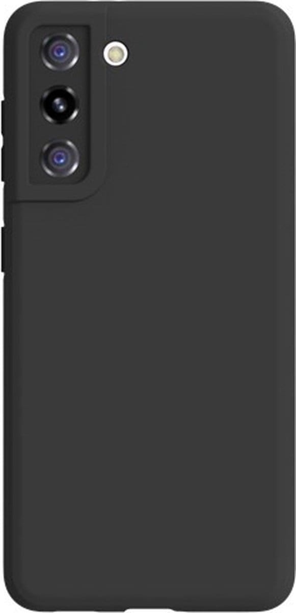 Hoesje Geschikt voor Samsung Galaxy S21FE - S21FE Zwart Siliconen Case