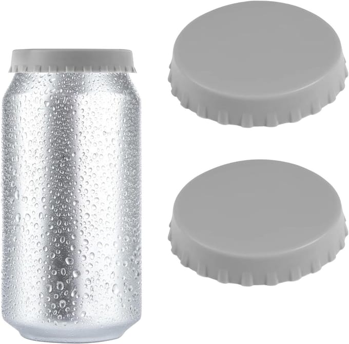Dailygoods - Siliconen Drankblikjes Deksel - 6 Stuks