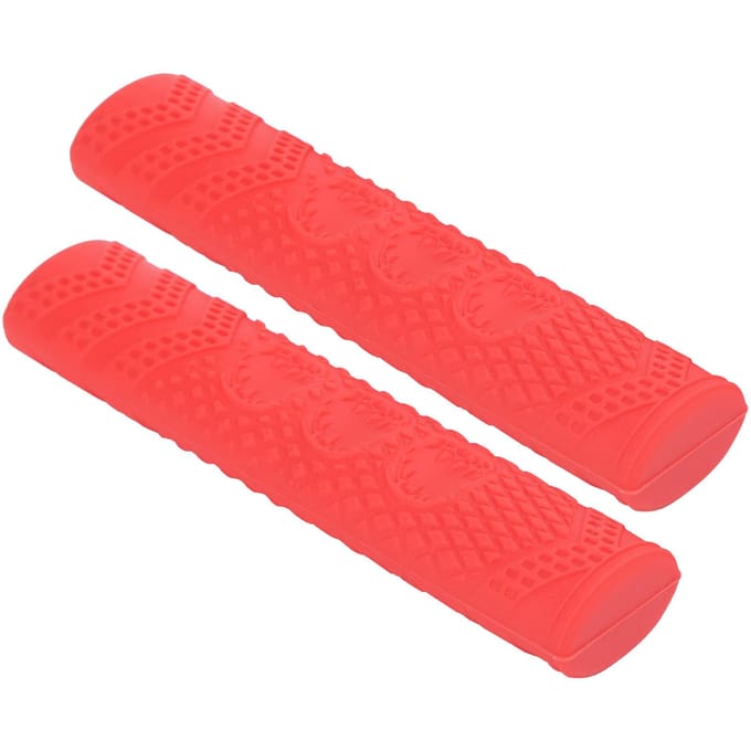 Manchon de poignée de frein antidérapant en silicone pour vélo universel, protection de levier de frein à main(rouge ) rouge