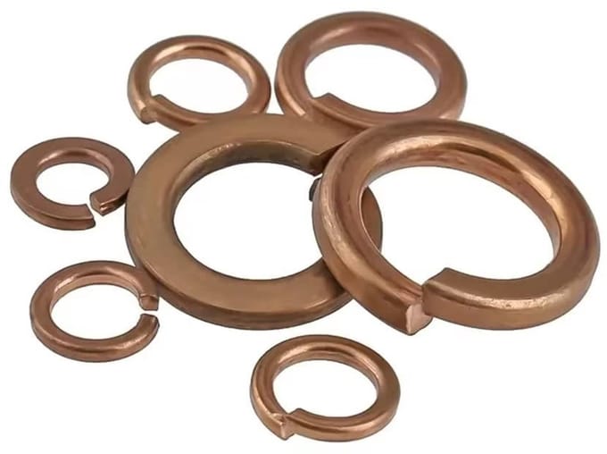 Dailygoods- Veerringen Messing - Borgringen - Sluitringen - M5 - 30 Stuks - Hoogwaardige Kwaliteit
