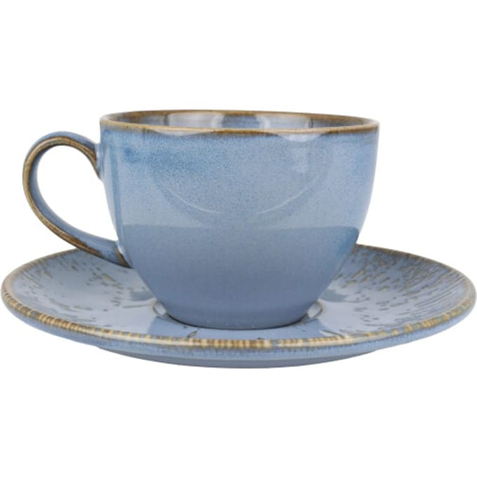 Bonna Thee kopjes & schotel sky snell porselein set van 6