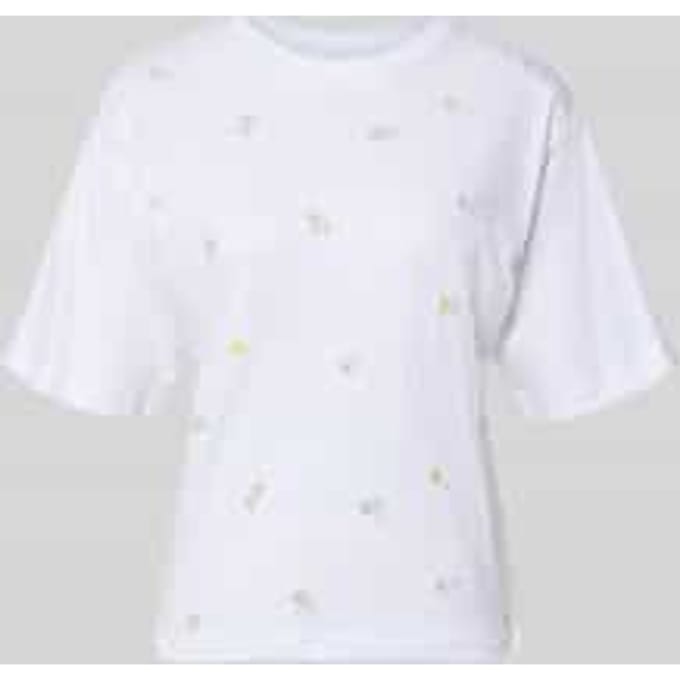 T-shirt met 1/2-mouwen