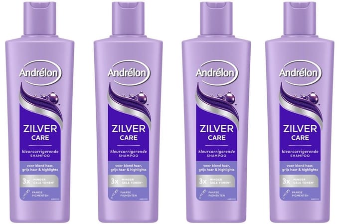 Andrélon Zilver Care Shampoo - 4 x 250 ml